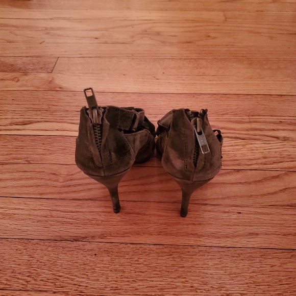 Elizabeth & James Distressed Leather Sandal/Bootie - Picture 3 of 3